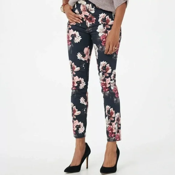 7 For All Mankind Women's Ankle Skinny Jeans - Luxe Vintage Denim, Stretch Fit, Ankle-Length